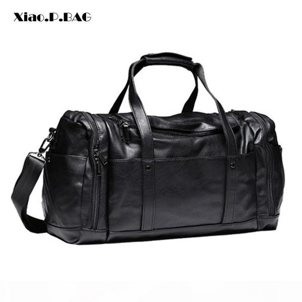 men finely processed large capacity black pu leather handbags luggage bags travel duffle bags gym single shoulder
men finely processed large capacity black pu leather handbags luggage bags travel duffle bags gym single shoulder