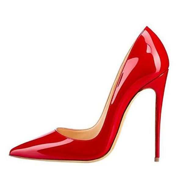 thin high heels fashion women shoes women pumps patent leather slip on 12cm pointed toe dress party wedding shallow red, Black
thin high heels fashion women shoes women pumps patent leather slip on 12cm pointed toe dress party wedding shallow red, Black