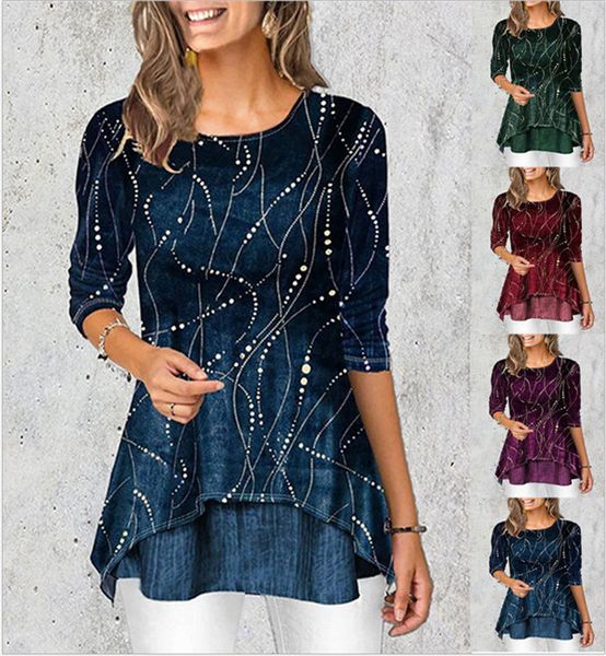 plus size womens t-shirts floral o neck 1/2 sleeve autumn ladies cothing fashion casual women designer t shirts, White
plus size womens t-shirts floral o neck 1/2 sleeve autumn ladies cothing fashion casual women designer t shirts, White