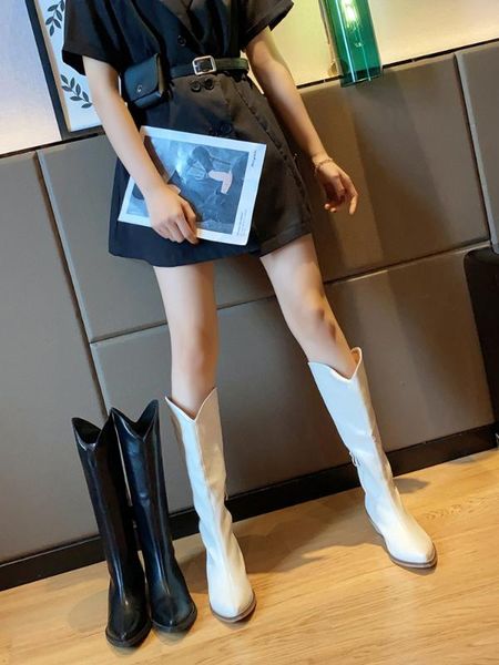 soft leather women knee high boots motorcycle boots heels female autumn shoes elegant woman ladies 2020 spring, Black
soft leather women knee high boots motorcycle boots heels female autumn shoes elegant woman ladies 2020 spring, Black