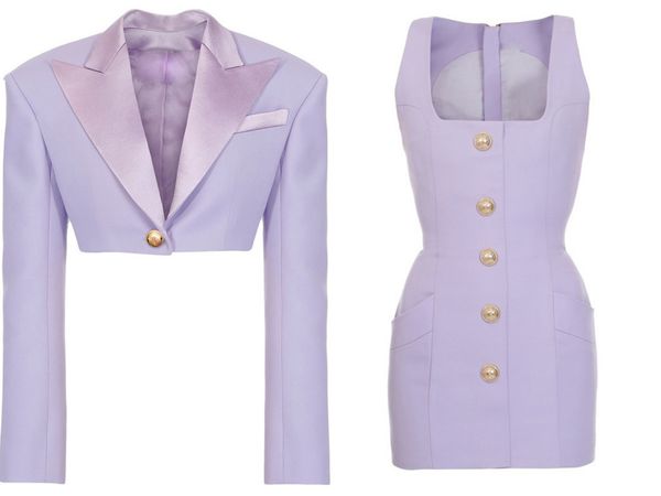 european and american autumn stars with one button short suit + lion button square collar temperament vest dress, White
european and american autumn stars with one button short suit + lion button square collar temperament vest dress, White