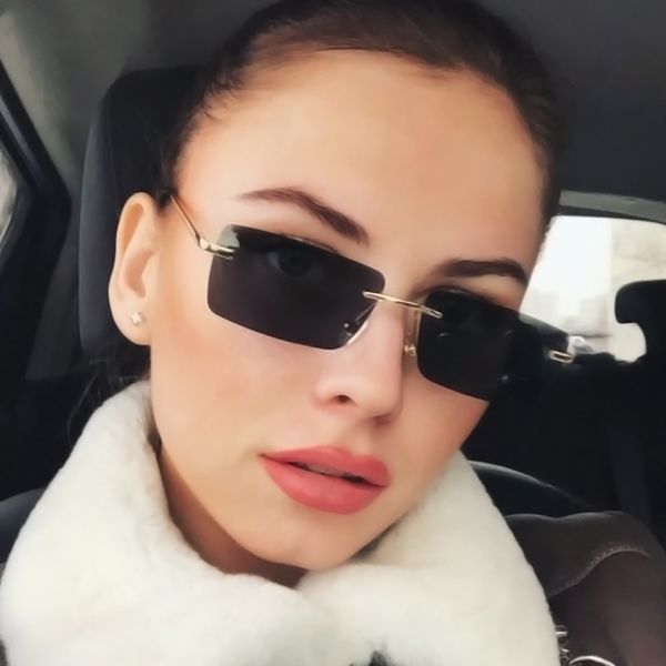 brand rectangle ladies sunglasses women 2020 rimless square polarized sun glasses for ladies zonnebril dames vrouwen bril, White;black
brand rectangle ladies sunglasses women 2020 rimless square polarized sun glasses for ladies zonnebril dames vrouwen bril, White;black