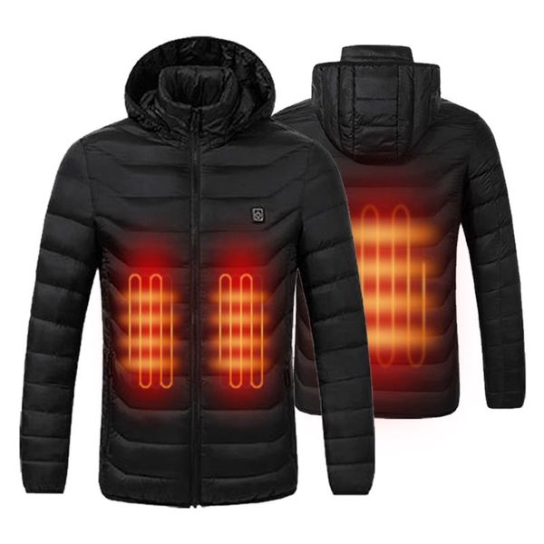 men's down & parkas heated jackets vest cotton mens women outdoor coat usb electric heating hooded warm winter thermalcoat, Black
men's down & parkas heated jackets vest cotton mens women outdoor coat usb electric heating hooded warm winter thermalcoat, Black