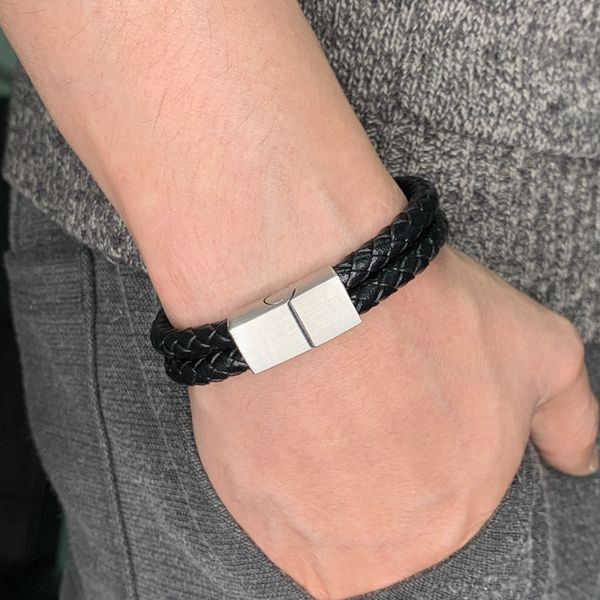 bracelets bangles mens leather bracelets 2020 pulseira masculina men jewelry charm bracelet bileklik pulseiras male wrist band, Golden;silver
bracelets bangles mens leather bracelets 2020 pulseira masculina men jewelry charm bracelet bileklik pulseiras male wrist band, Golden;silver