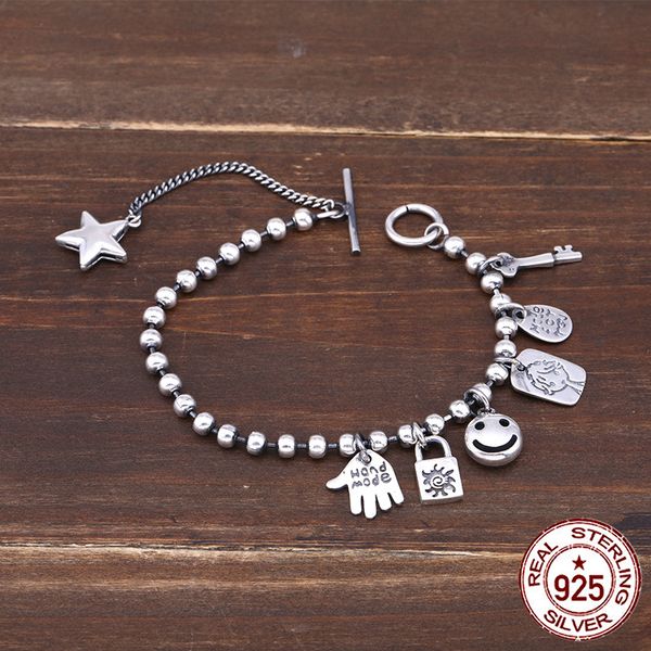 100% s925 sterling silver bracelet retro personality fashion classic jewelry punk style cross shape send lover's gift 2019 new hot, Golden;silver
100% s925 sterling silver bracelet retro personality fashion classic jewelry punk style cross shape send lover's gift 2019 new hot, Golden;silver