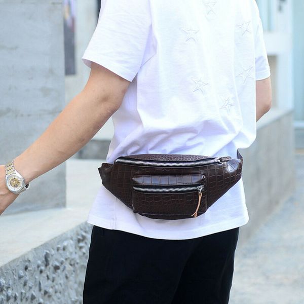 waist bags men's leather vintage zipper crocodile printed pouch purse fanny pack bag phone belt
waist bags men's leather vintage zipper crocodile printed pouch purse fanny pack bag phone belt