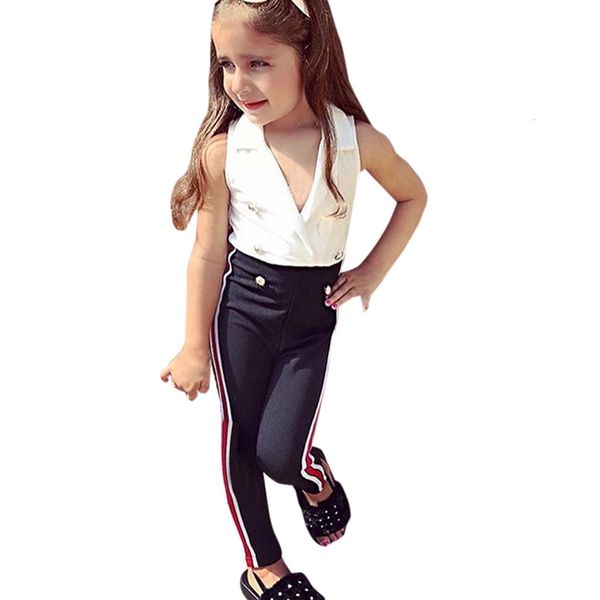 clearance excelent lovely baby girls infant baby kid girls button sleeveless vest +striped pants outfits set z0213, White
clearance excelent lovely baby girls infant baby kid girls button sleeveless vest +striped pants outfits set z0213, White