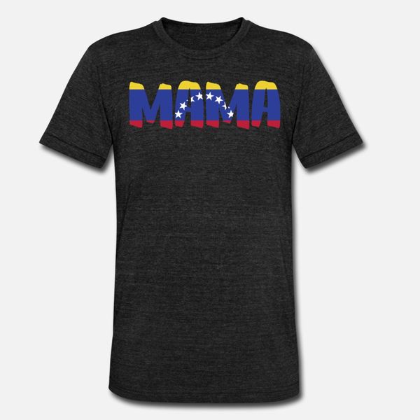 venezuela mama t shirt men loose short sleeve round neck fit loose new fashion summer natural