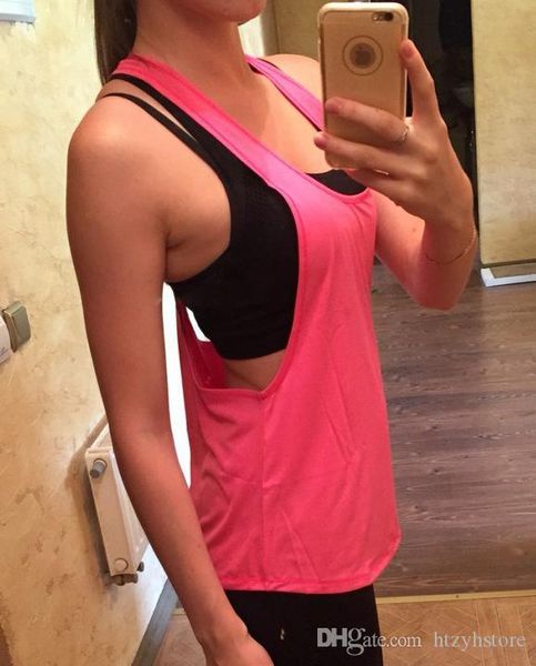 sleeveless yoga shirt women sports yoga fitness workout breathable quick drying sportswear gym tank womens clothing, White;black
sleeveless yoga shirt women sports yoga fitness workout breathable quick drying sportswear gym tank womens clothing, White;black