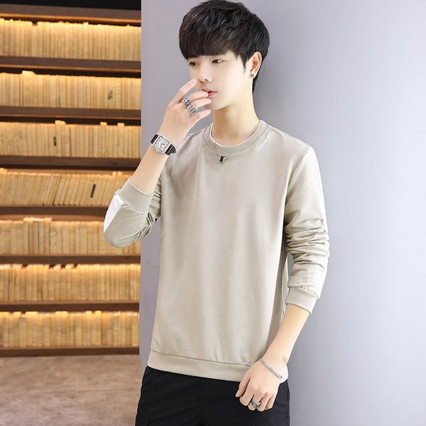 long-sleeved t-shirt 2020 autumn new men's thin casual trendy clothes autumn clothes men's base t-shirt sweater, Black;white
long-sleeved t-shirt 2020 autumn new men's thin casual trendy clothes autumn clothes men's base t-shirt sweater, Black;white