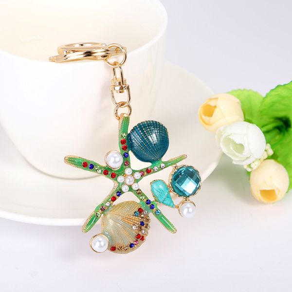 creative starfish keychain shell key chain fashion keyrings key ring for women lady bag charm pendant good quality, Silver
creative starfish keychain shell key chain fashion keyrings key ring for women lady bag charm pendant good quality, Silver