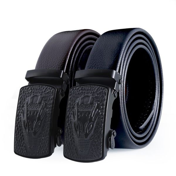 2020 crocodile head men's belt business casual automatic buckle belt young men's wear-resistant and scratch-resistant, Black;brown
2020 crocodile head men's belt business casual automatic buckle belt young men's wear-resistant and scratch-resistant, Black;brown