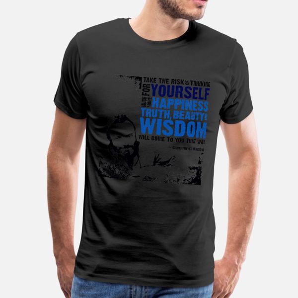 think for yourself t shirt men designer 100% cotton s-xxxl slim interesting comical summer style standard shirt
think for yourself t shirt men designer 100% cotton s-xxxl slim interesting comical summer style standard shirt