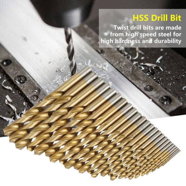 25pcs 1mm-13mm high steel twisted drill bit drill bits straight shank
