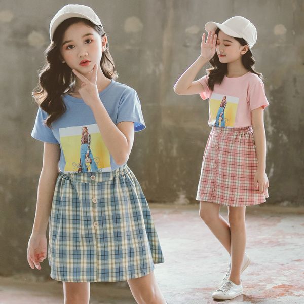 girls clothing sets 4 5 6 7 8 9 10 11 12 years summer baby girl clothes cute cartoon t-shirt + skirt 2pcs children clothes suits, White
girls clothing sets 4 5 6 7 8 9 10 11 12 years summer baby girl clothes cute cartoon t-shirt + skirt 2pcs children clothes suits, White