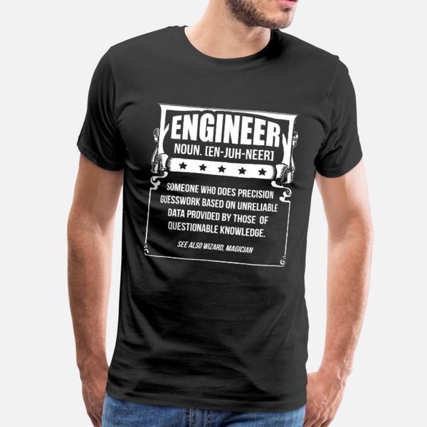 engineer definition funny engineering work gift t shirt men custom tee shirt s-xxxl fit fitness comfortable spring cool shirt, White;black
engineer definition funny engineering work gift t shirt men custom tee shirt s-xxxl fit fitness comfortable spring cool shirt, White;black