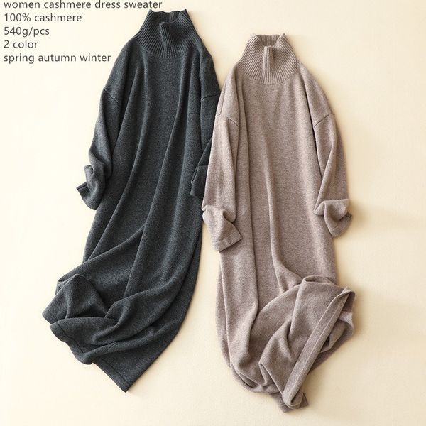 women's sweaters naizaiga 100% cashmere thick dress women long turtleneck knitted sweater dress, ylm23, White;black
women's sweaters naizaiga 100% cashmere thick dress women long turtleneck knitted sweater dress, ylm23, White;black
