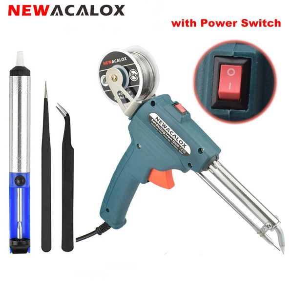 newacalox 60w eu/us plug hand-held soldering iron gun automatically send tin automatic soldering machine + suction tin device
newacalox 60w eu/us plug hand-held soldering iron gun automatically send tin automatic soldering machine + suction tin device