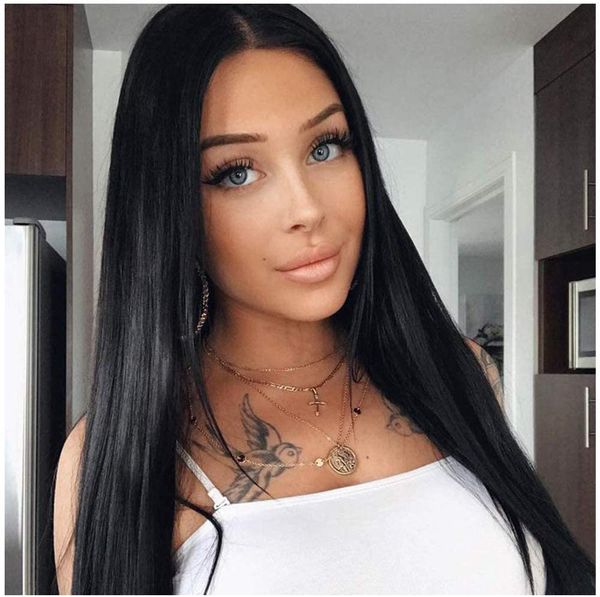 brazilian 4x4 lace closure wig straight lace front wig remy hair pre plucked straight human hair wigs for women, Black
brazilian 4x4 lace closure wig straight lace front wig remy hair pre plucked straight human hair wigs for women, Black