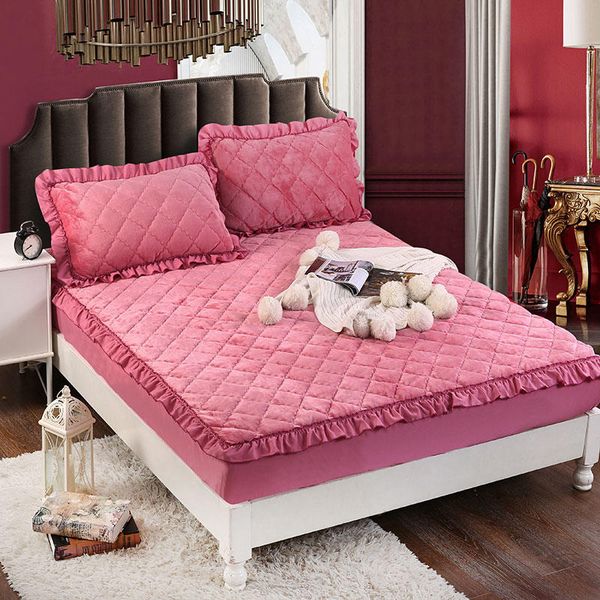 flannel mattress cover fitted protector for bed solid color luxury quilted with elastic band coral fleece thick soft pad
flannel mattress cover fitted protector for bed solid color luxury quilted with elastic band coral fleece thick soft pad