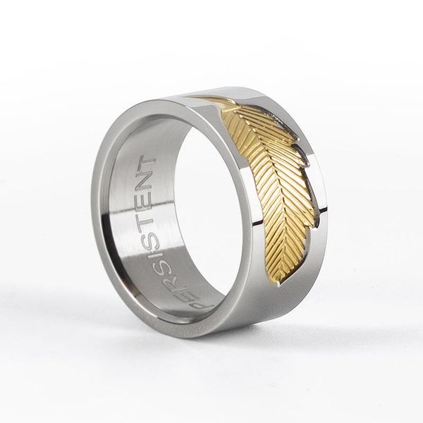 fashion titanium steel gold plated ring for men / women feather ring jewelry
fashion titanium steel gold plated ring for men / women feather ring jewelry