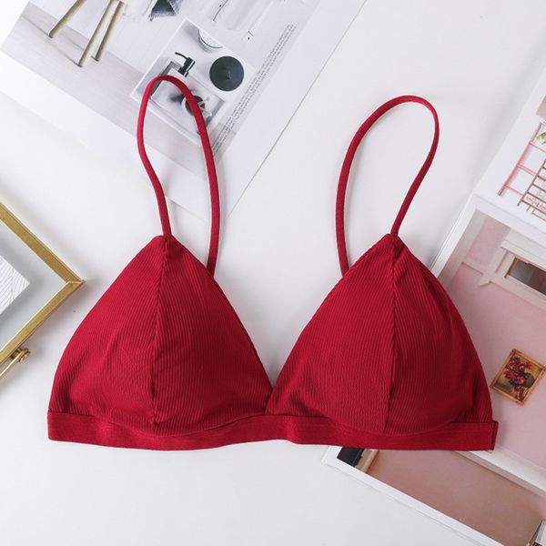 new seamless bra women soft bras girls bralette solid lingerie thin strap wire push up bra backless comfort underwears, White;black
new seamless bra women soft bras girls bralette solid lingerie thin strap wire push up bra backless comfort underwears, White;black