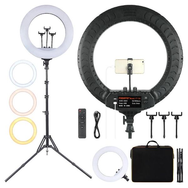 fosoto ft-54 21 inch led ring light pgraphy lighting camera phone ringlight makeup video ring lamp with tripod and remote
fosoto ft-54 21 inch led ring light pgraphy lighting camera phone ringlight makeup video ring lamp with tripod and remote
