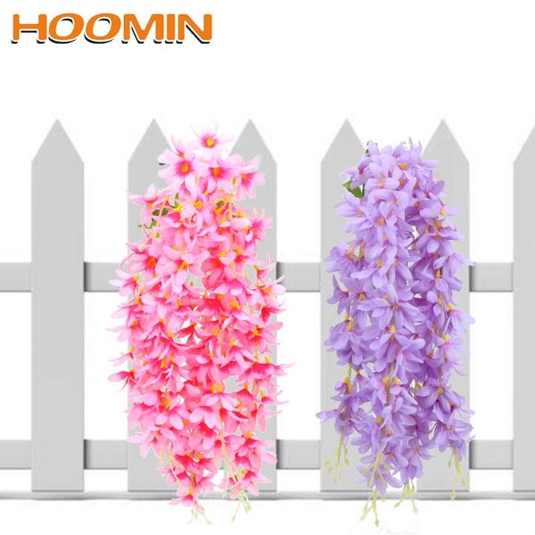 hoomin flower vines garland 5 head/bunch artificial clove fake silk wisteria diy hanging rattan wedding party decor
hoomin flower vines garland 5 head/bunch artificial clove fake silk wisteria diy hanging rattan wedding party decor