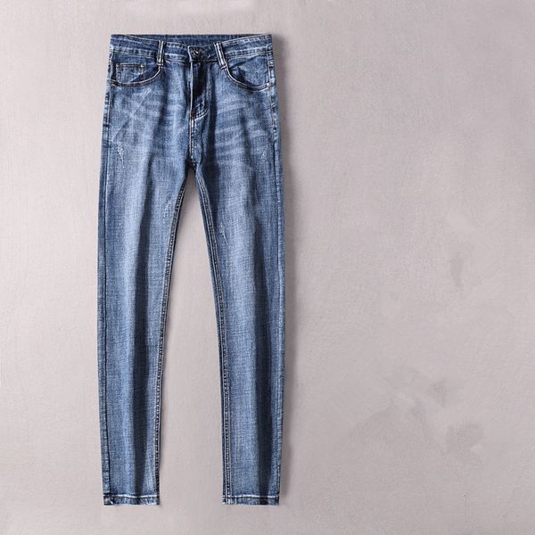 20s mens designer fashion elasticit trousers exquisite cowboy famous brand zipper designer good quality goods hip hop denim, Blue
20s mens designer fashion elasticit trousers exquisite cowboy famous brand zipper designer good quality goods hip hop denim, Blue