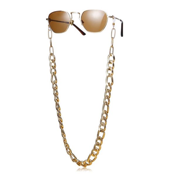 2020 chic sunglasses glasses gold metal long link chain hip hop men reading eyeglasses chain punk holder rope neck strap lanyard, Silver
2020 chic sunglasses glasses gold metal long link chain hip hop men reading eyeglasses chain punk holder rope neck strap lanyard, Silver