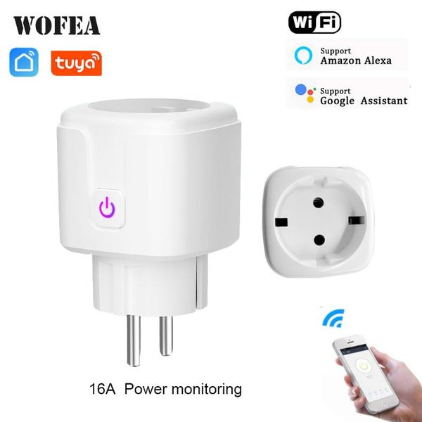 smart home control wofea eu plug 100v-240v 16a metering version wifi socket timing remote work with amazon alexa / google
smart home control wofea eu plug 100v-240v 16a metering version wifi socket timing remote work with amazon alexa / google