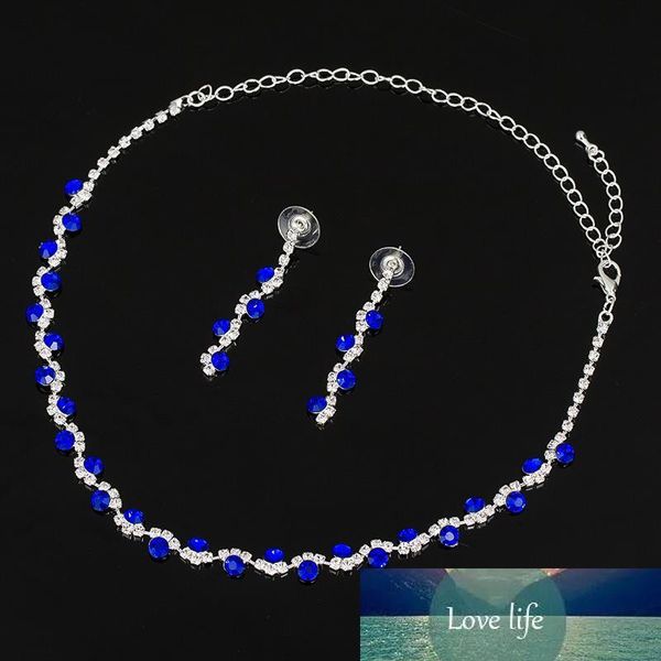 the bride jewelry superb fashion design crystal decoration jewelry set included necklace and earrings for situations wedding party, Silver
the bride jewelry superb fashion design crystal decoration jewelry set included necklace and earrings for situations wedding party, Silver