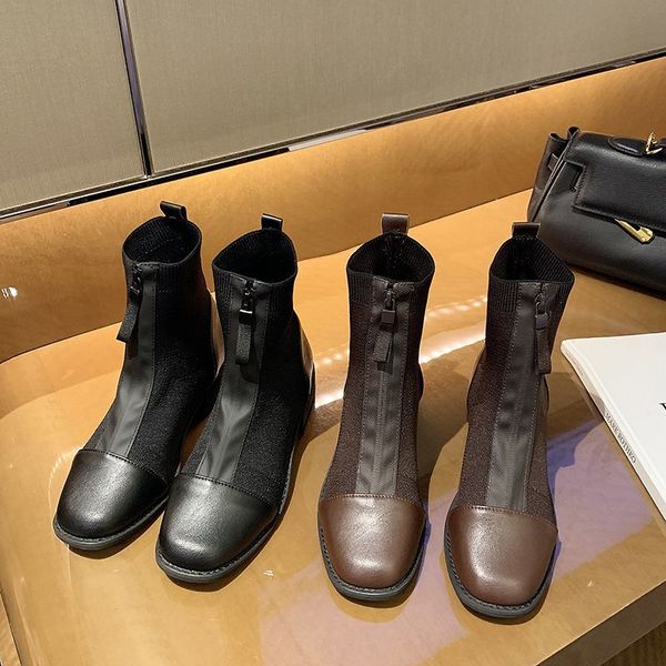 boots sock shoes round toe booties woman 2020 low heel boots-women luxury designer stockings mid-calf rock mid calf rubber, Black
boots sock shoes round toe booties woman 2020 low heel boots-women luxury designer stockings mid-calf rock mid calf rubber, Black