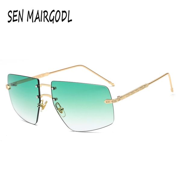 fashion frameless sunglasses women men vintage design sun glasses ocean lens glasses lunette de soleil femme uv400, White;black
fashion frameless sunglasses women men vintage design sun glasses ocean lens glasses lunette de soleil femme uv400, White;black