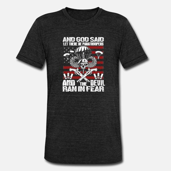 and god said let there be paratroopers t shirt men designing cotton o neck letter sunlight breathable spring letter shirt
and god said let there be paratroopers t shirt men designing cotton o neck letter sunlight breathable spring letter shirt