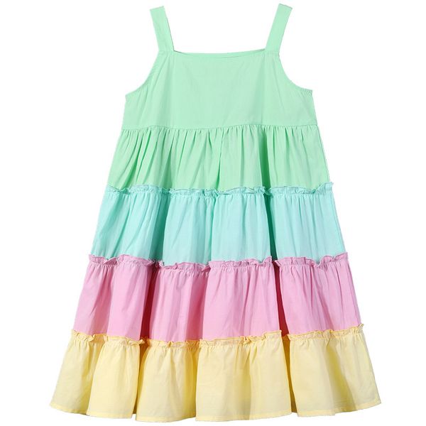 2020 new summer cute rainbow girls dress kids pure cotton dress baby girls camisole dresses children patchwork dresses, #8608, Red;yellow
2020 new summer cute rainbow girls dress kids pure cotton dress baby girls camisole dresses children patchwork dresses, #8608, Red;yellow