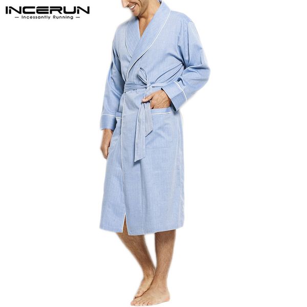 men solid bathrobes leisure short sleeve v neck bathrobe causal pockets sleepwear nightgown cozy lace up nigthgown incerun s-5xl, Black;brown
men solid bathrobes leisure short sleeve v neck bathrobe causal pockets sleepwear nightgown cozy lace up nigthgown incerun s-5xl, Black;brown