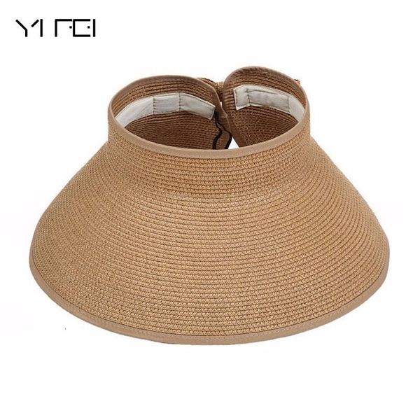 summer outdoor women's foldable wide large brim beach sun hat girls vacation tour hat sun beach bowknot cap 13 color, Yellow 
summer outdoor women's foldable wide large brim beach sun hat girls vacation tour hat sun beach bowknot cap 13 color, Yellow