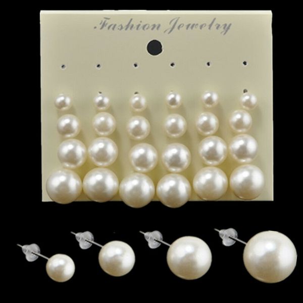 earings for woman fashion white pearl piercing stud earrings women lady jewelry 6mm/8mm/10mm/12mm mix size 1 card 12 pairs pearls earrings, Golden;silver
earings for woman fashion white pearl piercing stud earrings women lady jewelry 6mm/8mm/10mm/12mm mix size 1 card 12 pairs pearls earrings, Golden;silver