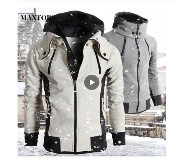 2020 zipper men jackets autumn winter casual fleece coats bomber jacket scarf collar fashion hooded male outwear slim fit hoody, Black
2020 zipper men jackets autumn winter casual fleece coats bomber jacket scarf collar fashion hooded male outwear slim fit hoody, Black