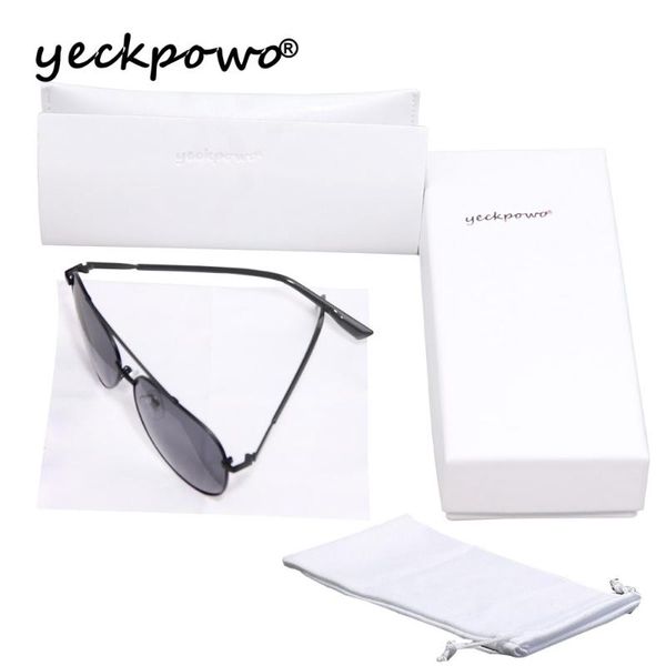 yeckpowo men sunglasses uv400 polarized retro sunglasses man polarize alloy rim 4 color case with for drive travel fishing, White;black
yeckpowo men sunglasses uv400 polarized retro sunglasses man polarize alloy rim 4 color case with for drive travel fishing, White;black