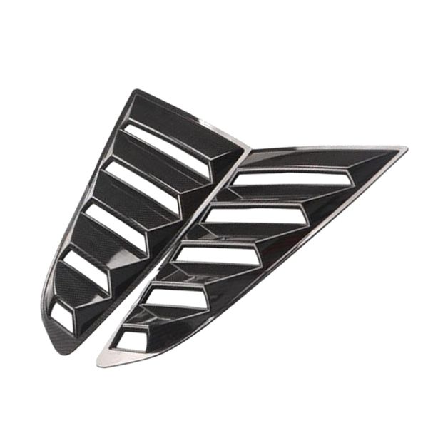carbon fiber look style rear quarter window louvers scoops spoiler car side window scoop cover for mustang 2020 -2020
carbon fiber look style rear quarter window louvers scoops spoiler car side window scoop cover for mustang 2020 -2020