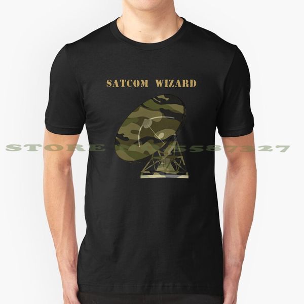 satcom wizard cool design t-shirt for men women