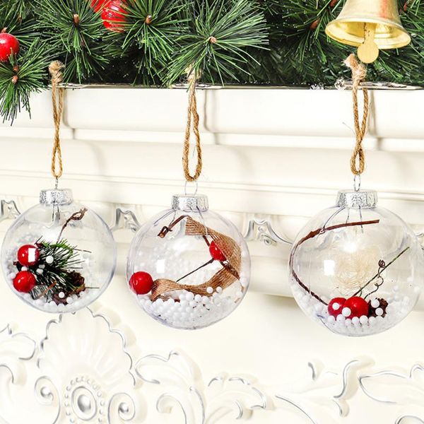 children's toys christmas decoration transparent plastic ball l mall pendant for tree outdoor decor merry christmas gifts
children's toys christmas decoration transparent plastic ball l mall pendant for tree outdoor decor merry christmas gifts