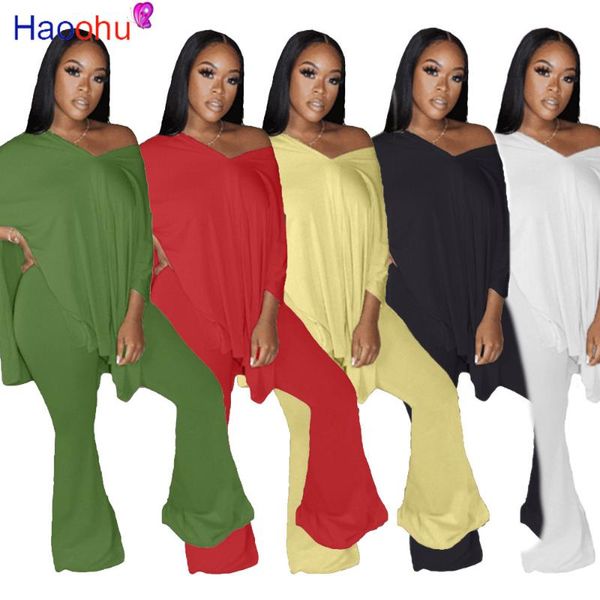 women's tracksuits haoohu fashion fall loose two piece set short sleeve and flare pants outfits for women clothes lounge wear stree, Gray
women's tracksuits haoohu fashion fall loose two piece set short sleeve and flare pants outfits for women clothes lounge wear stree, Gray
