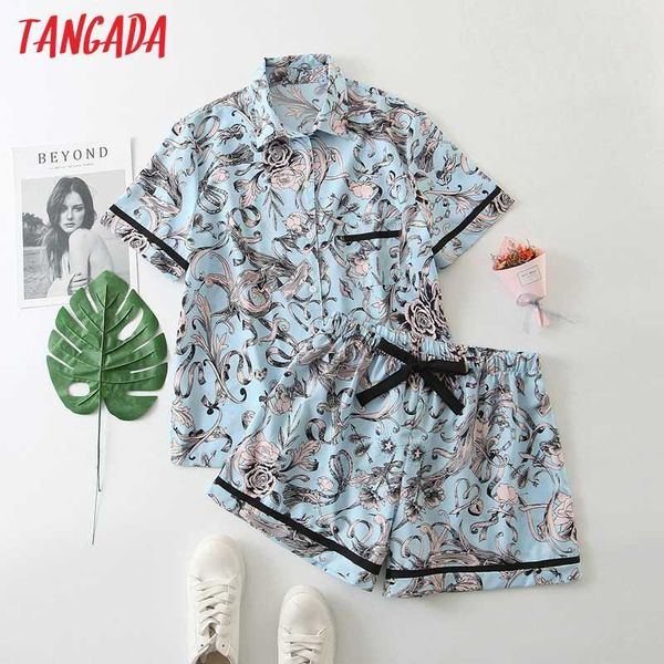 tangada 2020 summer women vintage blue print shorts set suit 2 piece set shirt and shorts 8h2, Gray
tangada 2020 summer women vintage blue print shorts set suit 2 piece set shirt and shorts 8h2, Gray