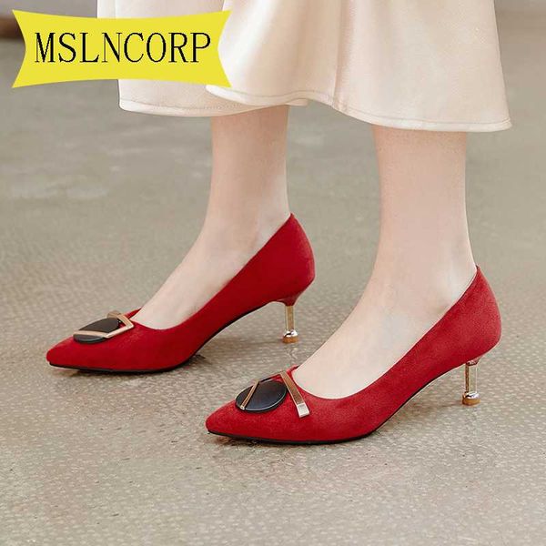 dress shoes plus size 34-43 classic bridal wedding woman metal decoration pumps high heel designer brand ladies, Black
dress shoes plus size 34-43 classic bridal wedding woman metal decoration pumps high heel designer brand ladies, Black