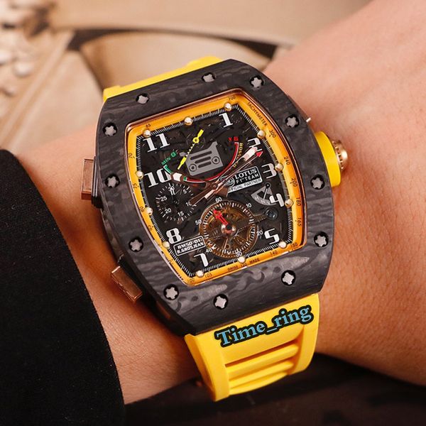 version rm50-01 skeleton dial carbon fiber case japan miyota automatic movement rm50-01 mens watch yellow rubber strap designer watches, Slivery;brown
version rm50-01 skeleton dial carbon fiber case japan miyota automatic movement rm50-01 mens watch yellow rubber strap designer watches, Slivery;brown
