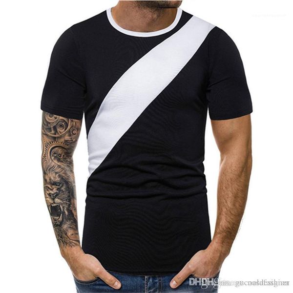 loose male summer mens designer panelled tshirts fashion mens tees casual, White;black
loose male summer mens designer panelled tshirts fashion mens tees casual, White;black