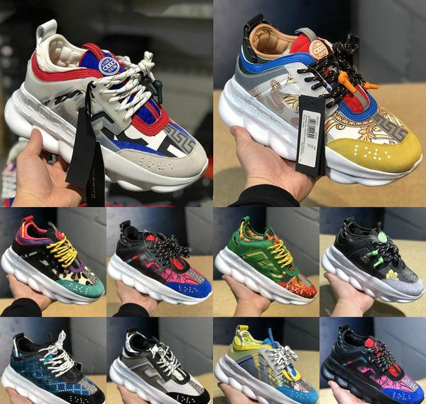 new mens womens designer chain reaction sneakers black multi color rubber suede leather falt casual shoes fashion luxury shoes
new mens womens designer chain reaction sneakers black multi color rubber suede leather falt casual shoes fashion luxury shoes